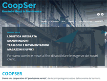 Tablet Screenshot of coopser.it